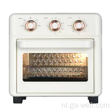 Romig wit 15l luchtfriteuter oven diamantontwerp